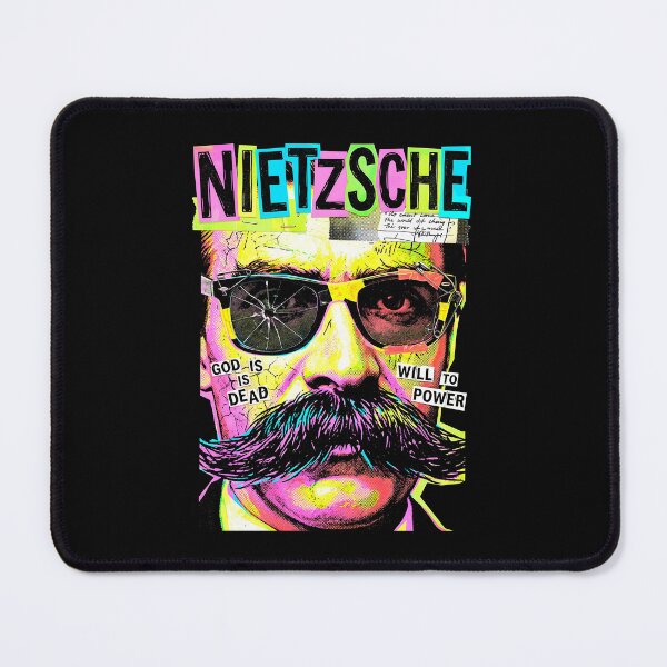 Item preview, Friedrich Nietzsche Nietzscheanism Funny Pop Art Philosophy designed and sold by GrandeDuc.