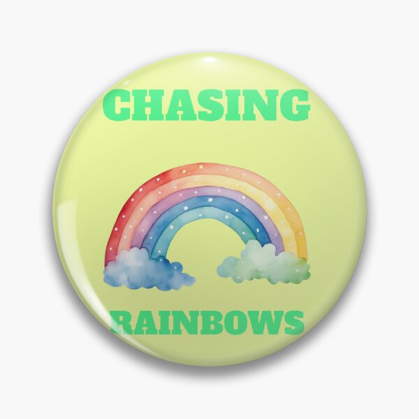 Item preview, Watercolor Rainbow Chasing Rainbows Hope Quote designed and sold by Mauswohn.