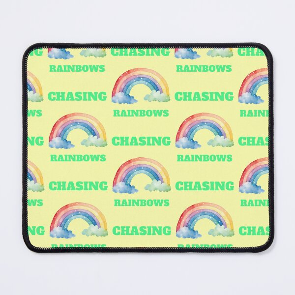 Item preview, Watercolor Rainbow Chasing Rainbows Hope Quote designed and sold by Mauswohn.