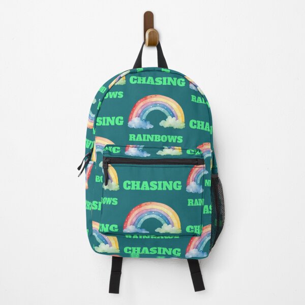 Item preview, Watercolor Rainbow Chasing Rainbows Hope Quote designed and sold by Mauswohn.