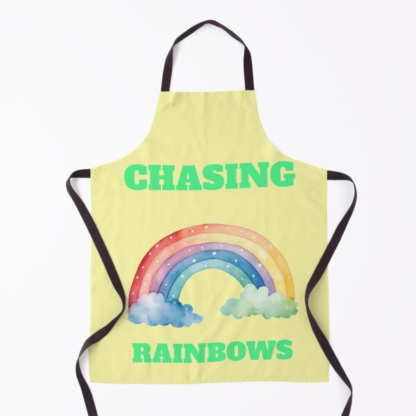 Item preview, Watercolor Rainbow Chasing Rainbows Hope Quote designed and sold by Mauswohn.