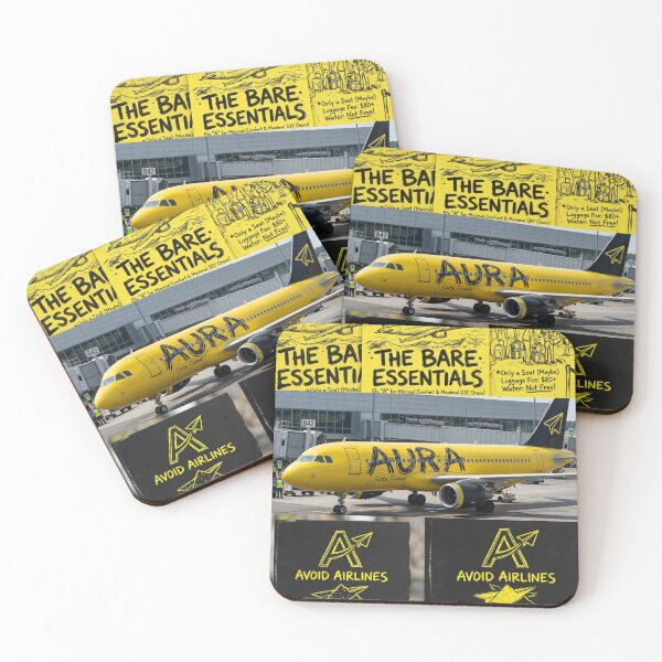 Item preview, Aura Air - The Bare Essentials ; Funny Aviation/Airplane Meme  designed and sold by SubhAksara.