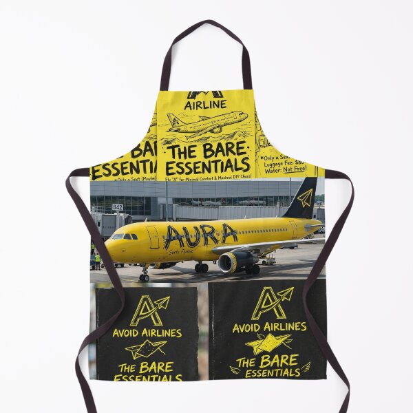 Artikelvorschau, Aura Air – Das Nötigste; Lustiges Luftfahrt-/Flugzeug-Meme entworfen und verkauft von SubhAksara.