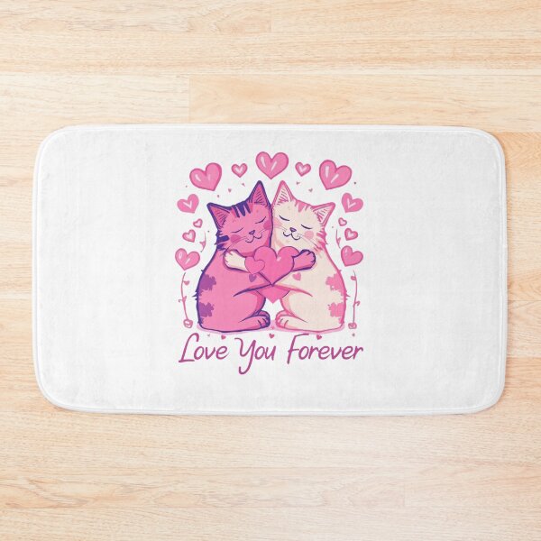 Item preview, Cat Lover Valentine Shirt Love You Forever Cute Cat Couple Gift Anniversary Tshirt designed and sold by Sky-bully.