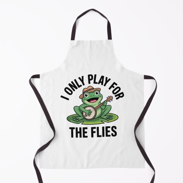 Item preview, Funny Banjo Frog I Only Play For Flies Sticker designed and sold by Mr-wow.