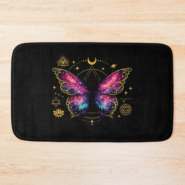 Item preview, Cosmic Butterfly Transformation Galaxy Nebula Art designed and sold by tineldesign.