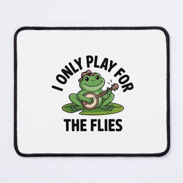 Item preview, Cute Cottagecore Frog Playing Banjo Art designed and sold by Mr-wow.