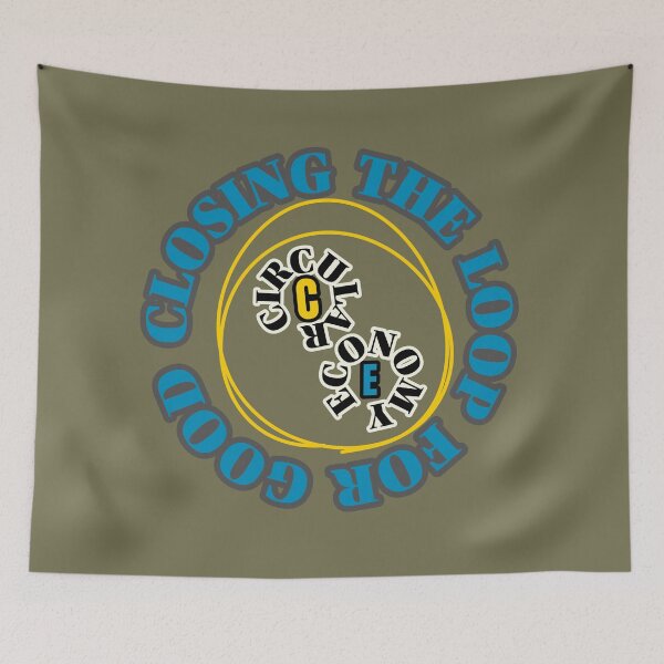 Item preview, Circular Economy - Close the loop for good - Recycle designed and sold by Drishya-Designs.