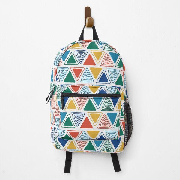 Item preview, Doodle Triangles in Red, Yellow, Green, and Blue designed and sold by somecallmebeth.