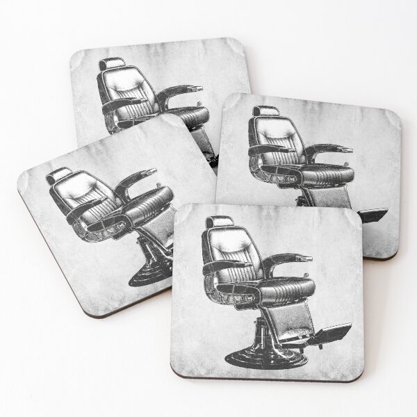 Item preview, Vintage Barbershop Chair Dark Americana Gothic Seat designed and sold by Ghoul Enterprises.