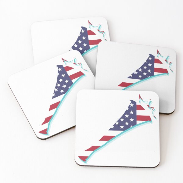 Item preview, USA Flag Vuvuzela designed and sold by FinalScoreClub.