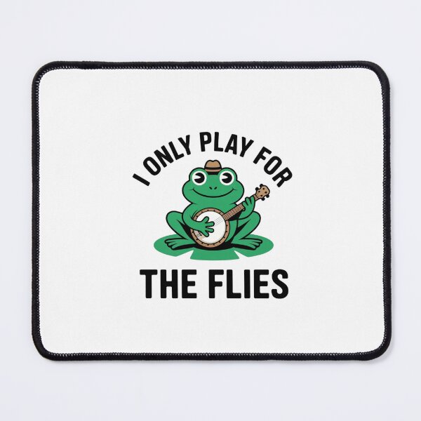 Item preview, I Only Play For Flies Funny Frog Music Gift designed and sold by Mr-wow.