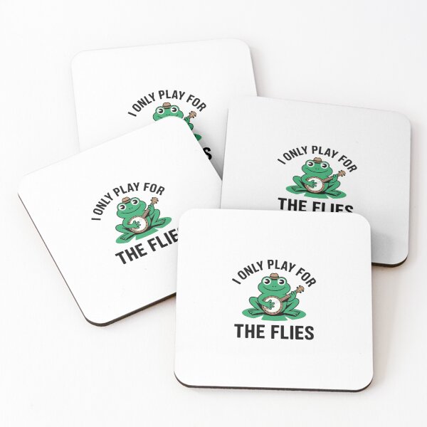 Item preview, I Only Play For Flies Funny Frog Music Gift designed and sold by Mr-wow.
