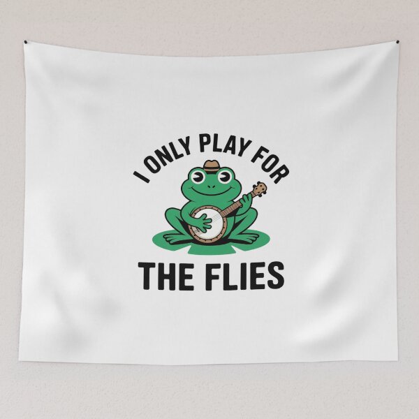 Item preview, I Only Play For Flies Funny Frog Music Gift designed and sold by Mr-wow.