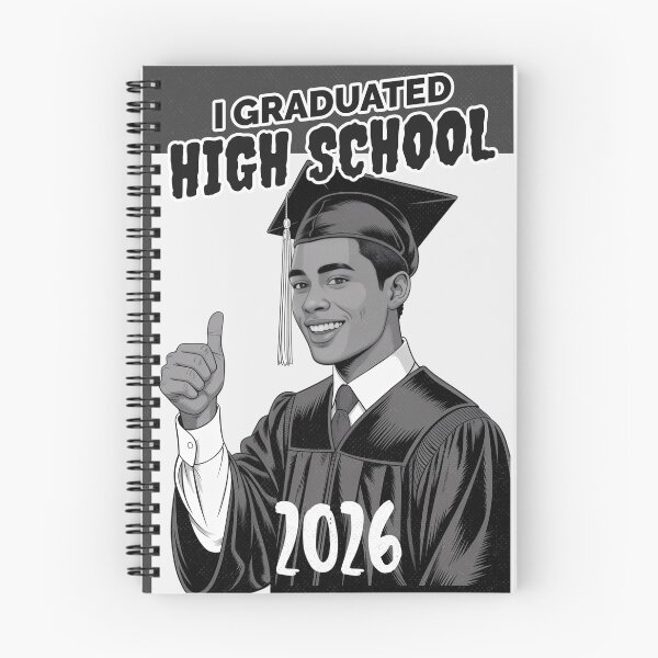 Item preview, I Graduated High School 2026 designed and sold by MerchOmatic.