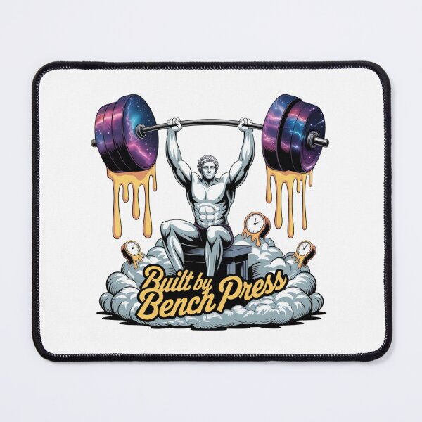 Item preview, Built by Bench Press – Gym Motivation Strength Training Design designed and sold by Sparkofart07.