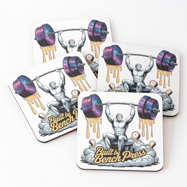 Item preview, Built by Bench Press – Gym Motivation Strength Training Design designed and sold by Sparkofart07.
