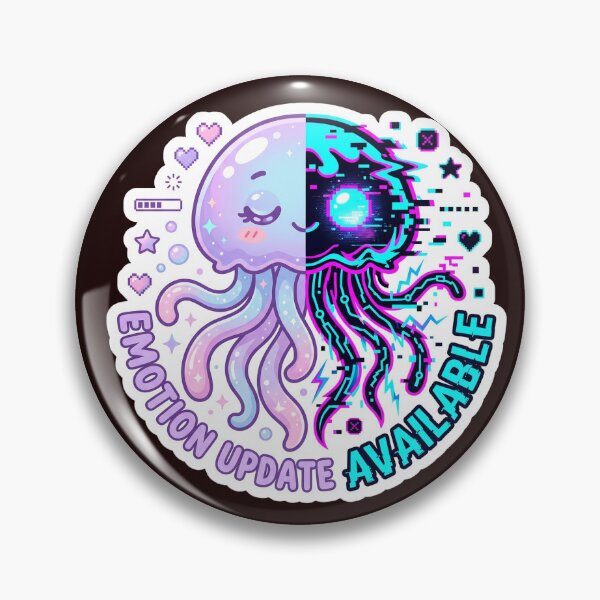 Item preview, Emotion Update Loading Jellyfish Sticker designed and sold by CuteRage.