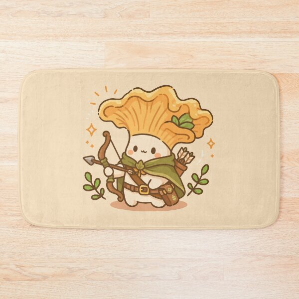 Item preview, Cute Archer Mushroom Kawaii Fantasy Character designed and sold by Laís's art.