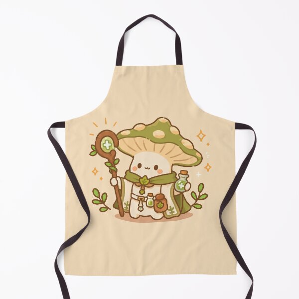 Item preview, Cute Healer Mushroom Kawaii Fantasy Character designed and sold by Laís's art.