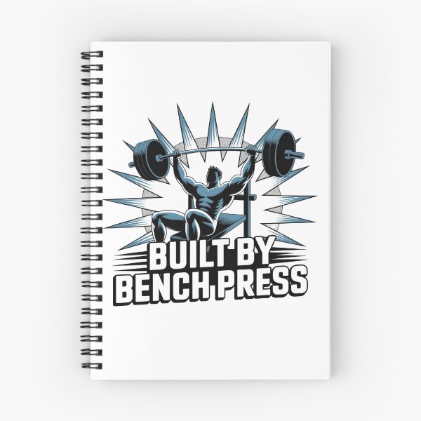 Item preview, Built by Bench Press – Gym Motivation Strength Training Design designed and sold by Sparkofart07.