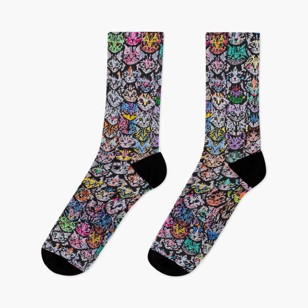Item preview, Colorful Cat Face Collage Pattern designed and sold by Peac7e.