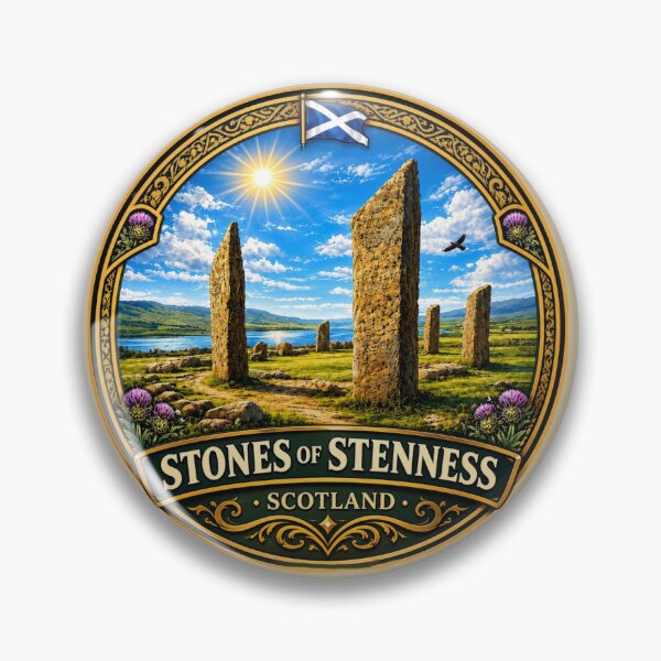 Item preview, Stones of Stenness, Scotland - Ancient Standing Stones designed and sold by Myra365Art.
