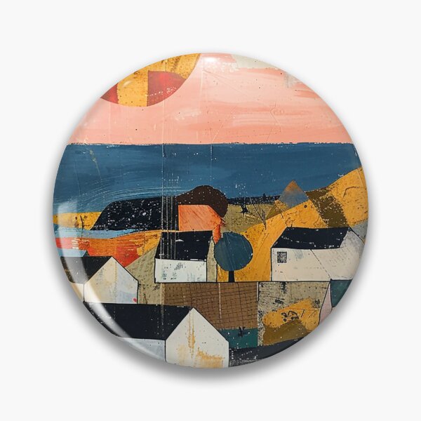 Item preview, Charming Seaside Mediterranean Village At Sunset Digital Art designed and sold by DEC02.