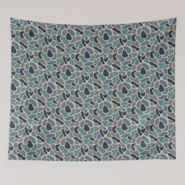 Item preview, Copy of Retro Camo (teal) designed and sold by Doodloom.