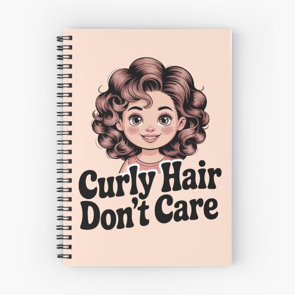 Item preview, Curly Hair Don’t Care Funny Curls Quote T-Shirt designed and sold by MarJul.