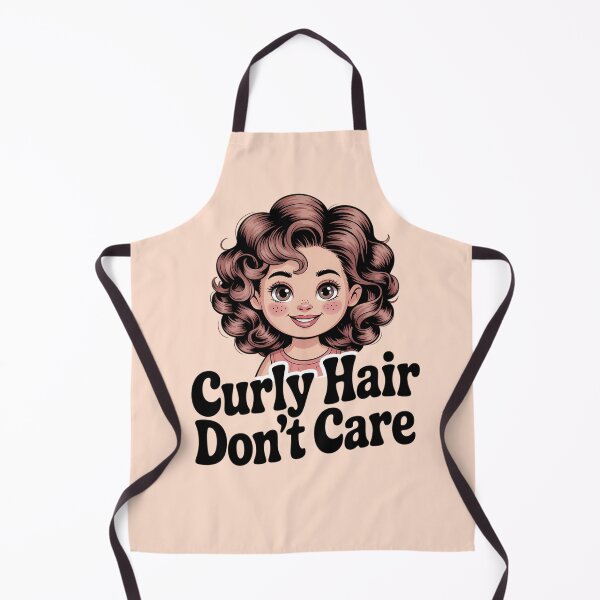 Item preview, Curly Hair Don’t Care Funny Curls Quote T-Shirt designed and sold by MarJul.
