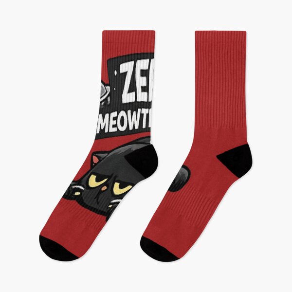 Item preview, Zero Meowtivation Funny Black Cat Meme Design designed and sold by Artbysarmina.