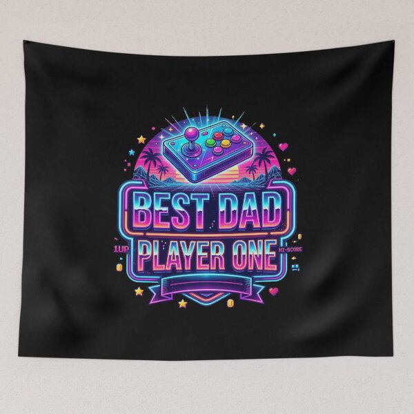 Item preview, Funny Gamer Dad Father’s Day Gift Retro Video Game Loving Father Quote designed and sold by Im-Ara.