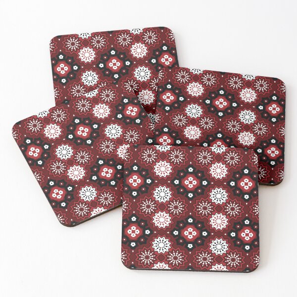 Item preview, Ajrak Kaleidoscope Mandala Floral Pattern designed and sold by mrhighsky.