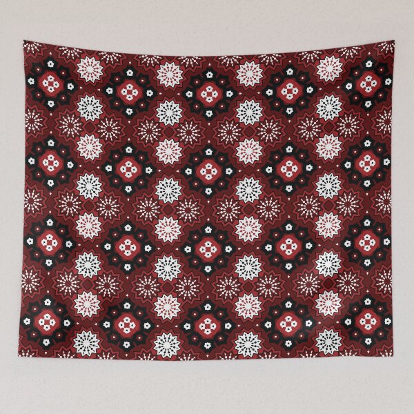Item preview, Ajrak Kaleidoscope Mandala Floral Pattern designed and sold by mrhighsky.