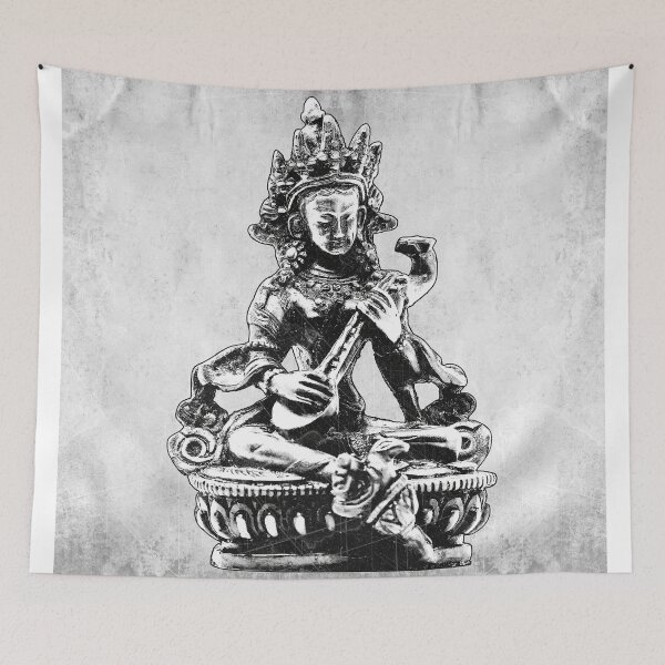 Item preview, Saraswati Hindu Goddess Knowledge Music Statue designed and sold by Ghoul Enterprises.