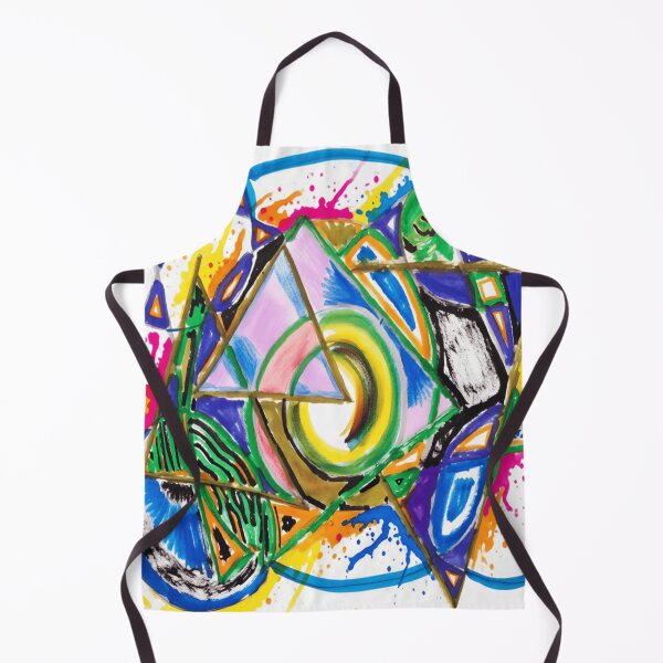 Item preview, Quantum Shapes bold watercolor colorful geometric abstract design designed and sold by SmashingDeals.