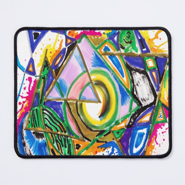 Item preview, Quantum Shapes bold watercolor colorful geometric abstract design designed and sold by SmashingDeals.