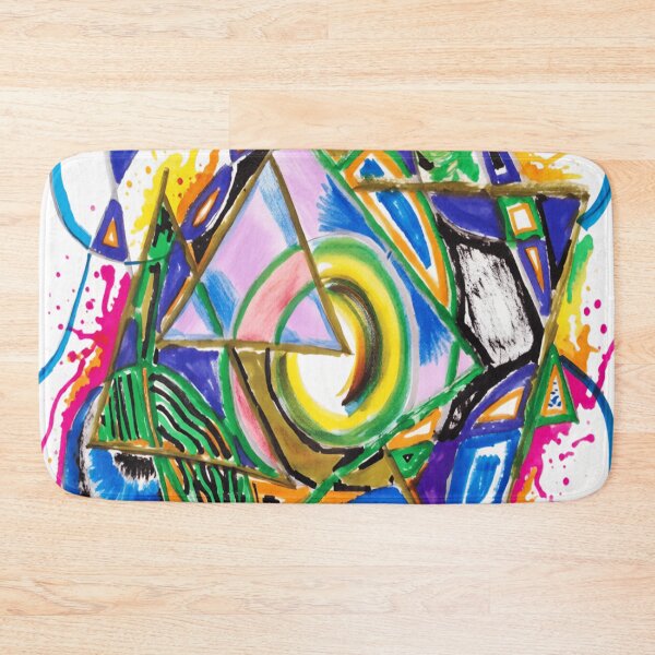 Item preview, Quantum Shapes bold watercolor colorful geometric abstract design designed and sold by SmashingDeals.