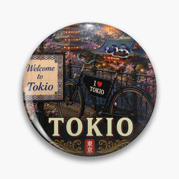 Item preview, Tokyo by Night – Futuristic Japan Travel Poster designed and sold by Earth Celebration Designs.