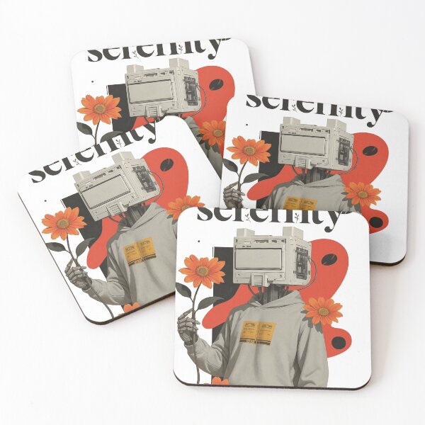 Item preview, Serenity Minimal Robot Aesthetic Design designed and sold by The craft.