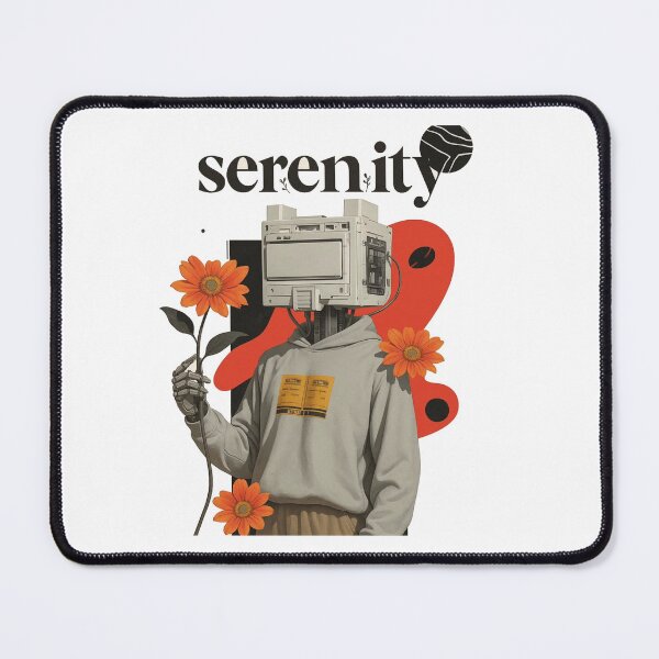 Item preview, Serenity Minimal Robot Aesthetic Design designed and sold by The craft.