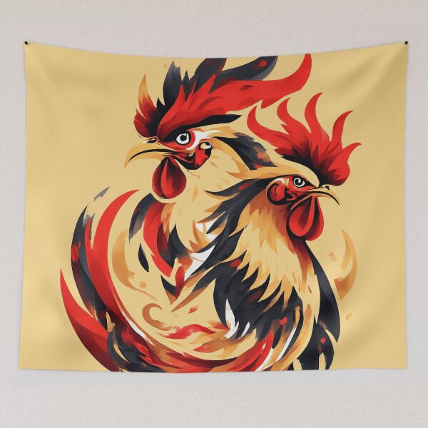 Item preview, red rooster  designed and sold by aliraweb.