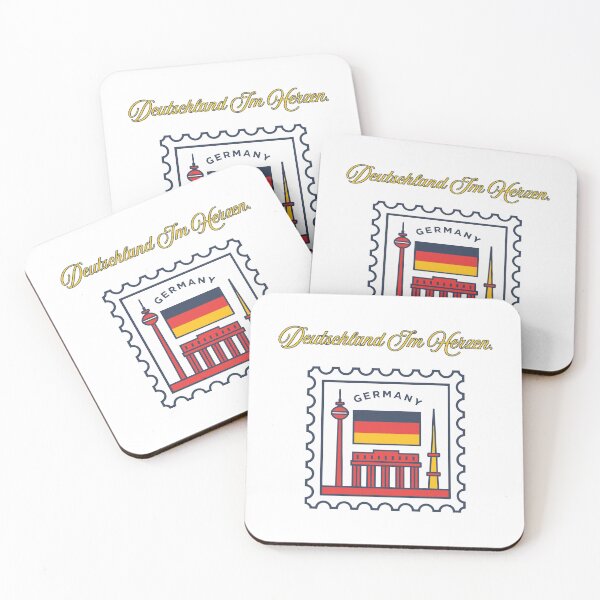 Item preview, Deutschland Im Herzen Germany Berlin Stamp designed and sold by AVNGR-Design.