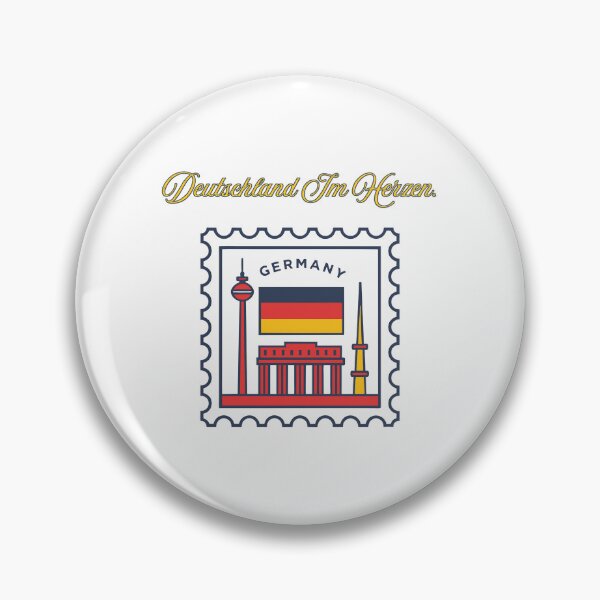 Item preview, Deutschland Im Herzen Germany Berlin Stamp designed and sold by AVNGR-Design.