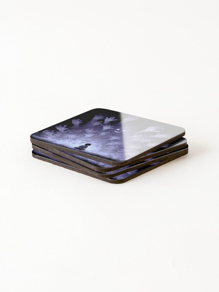 Thumbnail 4 of 5, Coasters (Set of 4), Ghostly designed and sold by RicoInStudios.