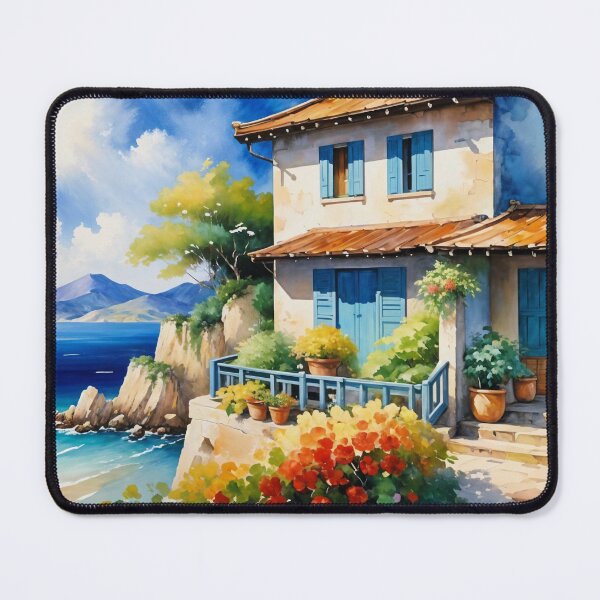 Item preview, The Quiet Blue Home designed and sold by Undersea Ai Art.