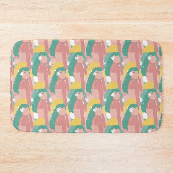 Item preview, Cute Pastel Summer Girl Seamless Pattern Design designed and sold by NadDot.