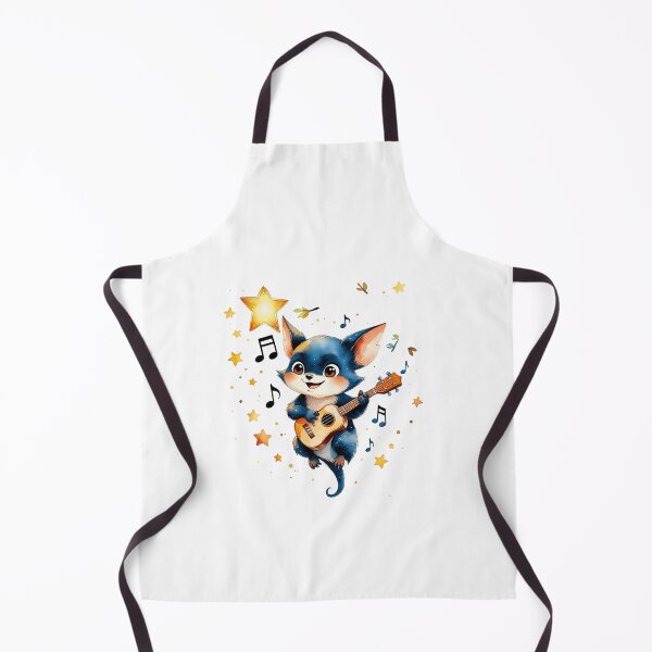 Item preview, Cute Chihuahua Puppy Playing Guitar Under the Stars designed and sold by AQUILAKREO.