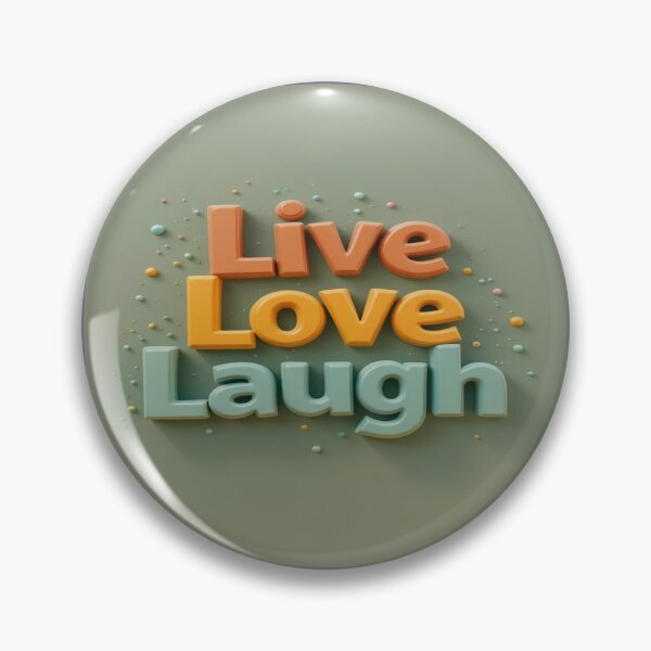 Item preview, Live, Love, Laugh - My motto, my vibe! designed and sold by Hot4Shirt.